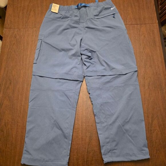 Nike ACG Smith Summit 2 in 1 Convertible Cargo Pants Shorts FN0428-491 Blue XL - Picture 4 of 5